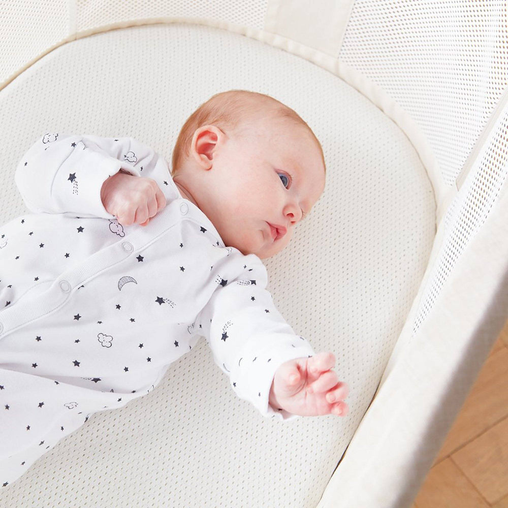 purflo breathable bedside crib