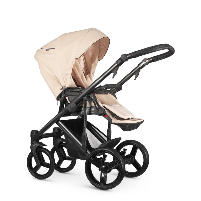 beige pushchair