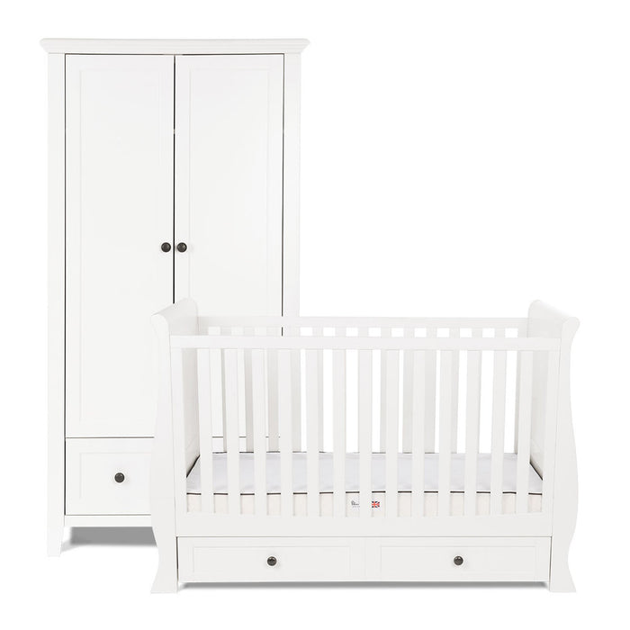 silver cross sleigh cot