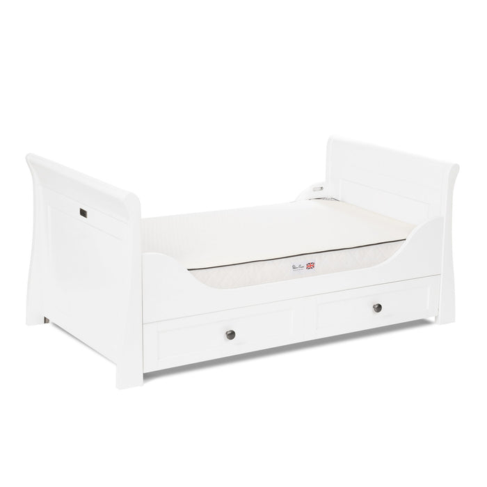 silver cross sleigh cot