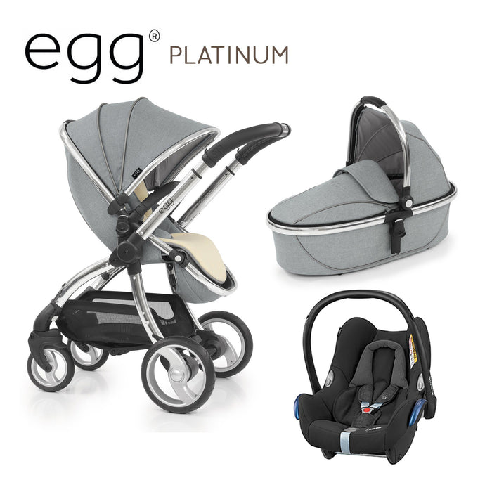 egg pram platinum