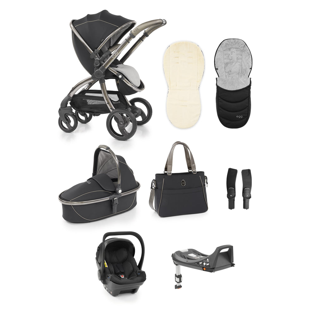 shadow black egg stroller