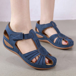 casual comfort wedge sandals