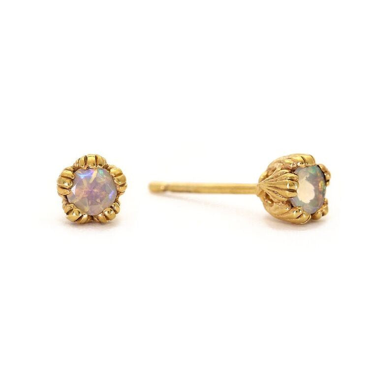 Buy KuberBox 18K Imperial Topaz Stud Earrings for Women and Girls online