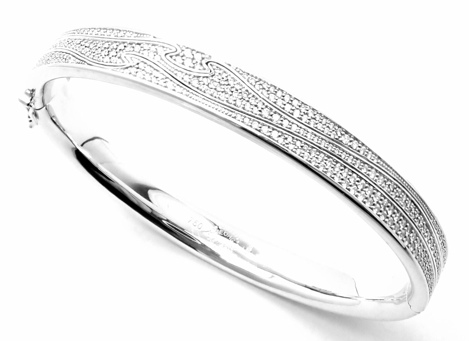 4.49 Ct Tiffany & Co. Victoria Platinum Diamond Tennis Bracelet