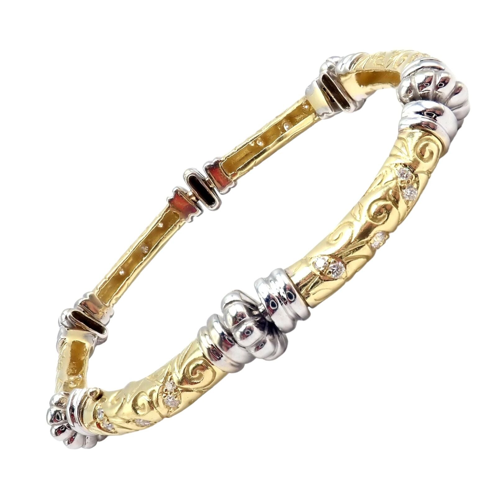 Vintage Estate Chunky 18k Bracelet Yellow 37g Fortrove | Gold 8