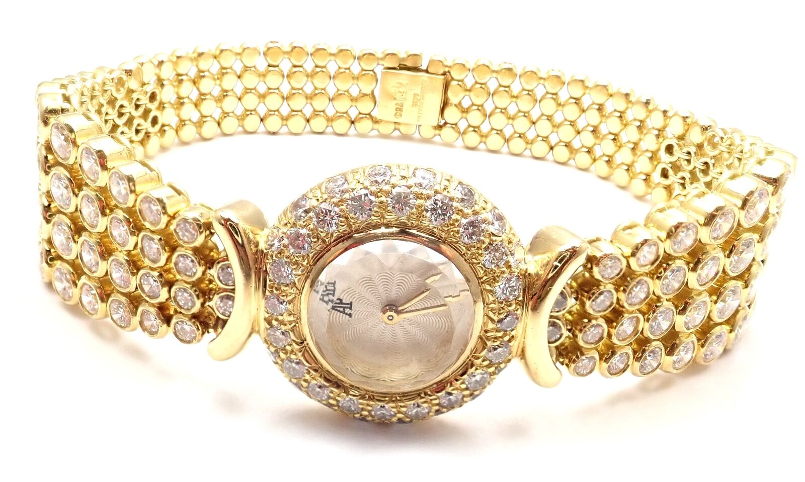 Louis Vuitton Secret White Gold Diamond Womens Watch – Opulent Jewelers