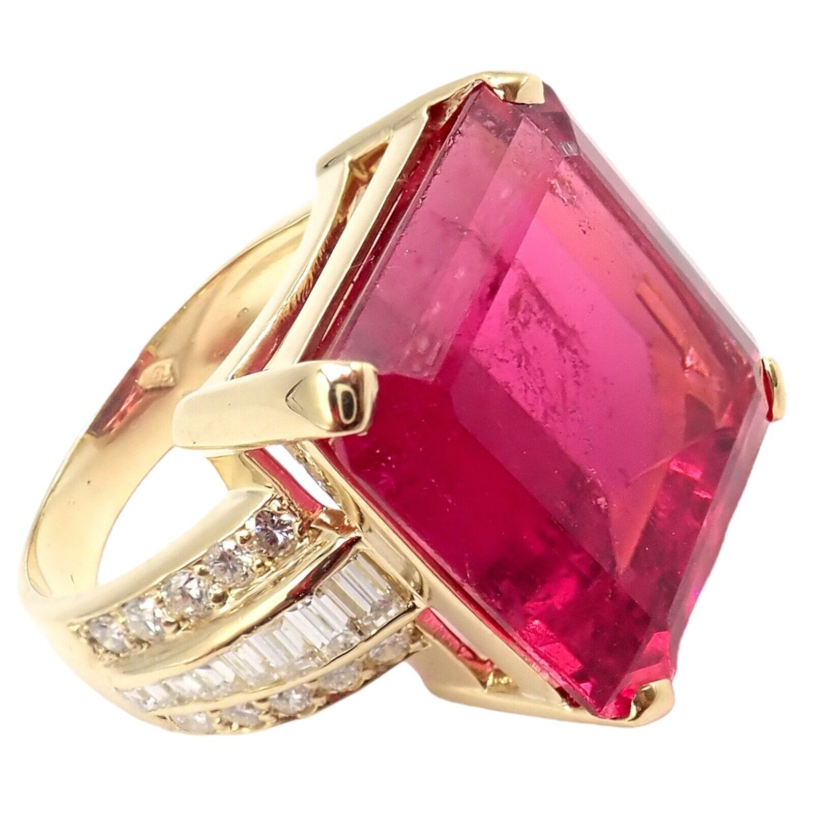 Pomellato 18K Ruby Iconica Two-Row Ring 60 | 8.25