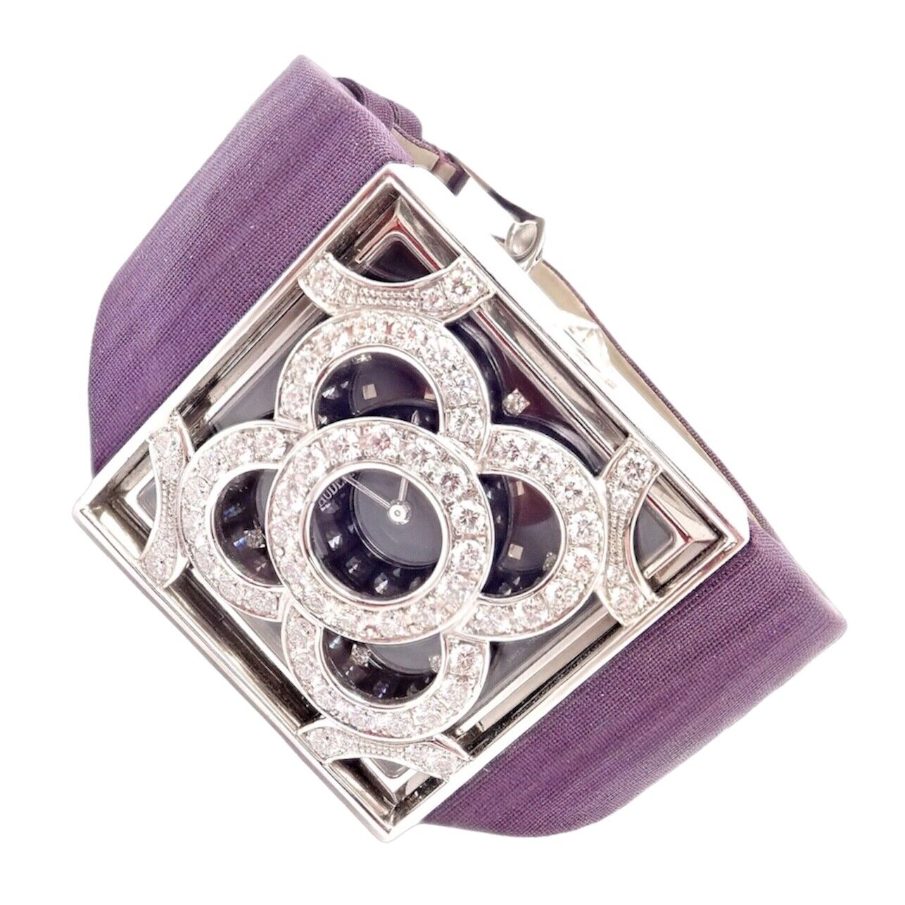 Louis Vuitton Secret White Gold Diamond Womens Watch – Opulent Jewelers