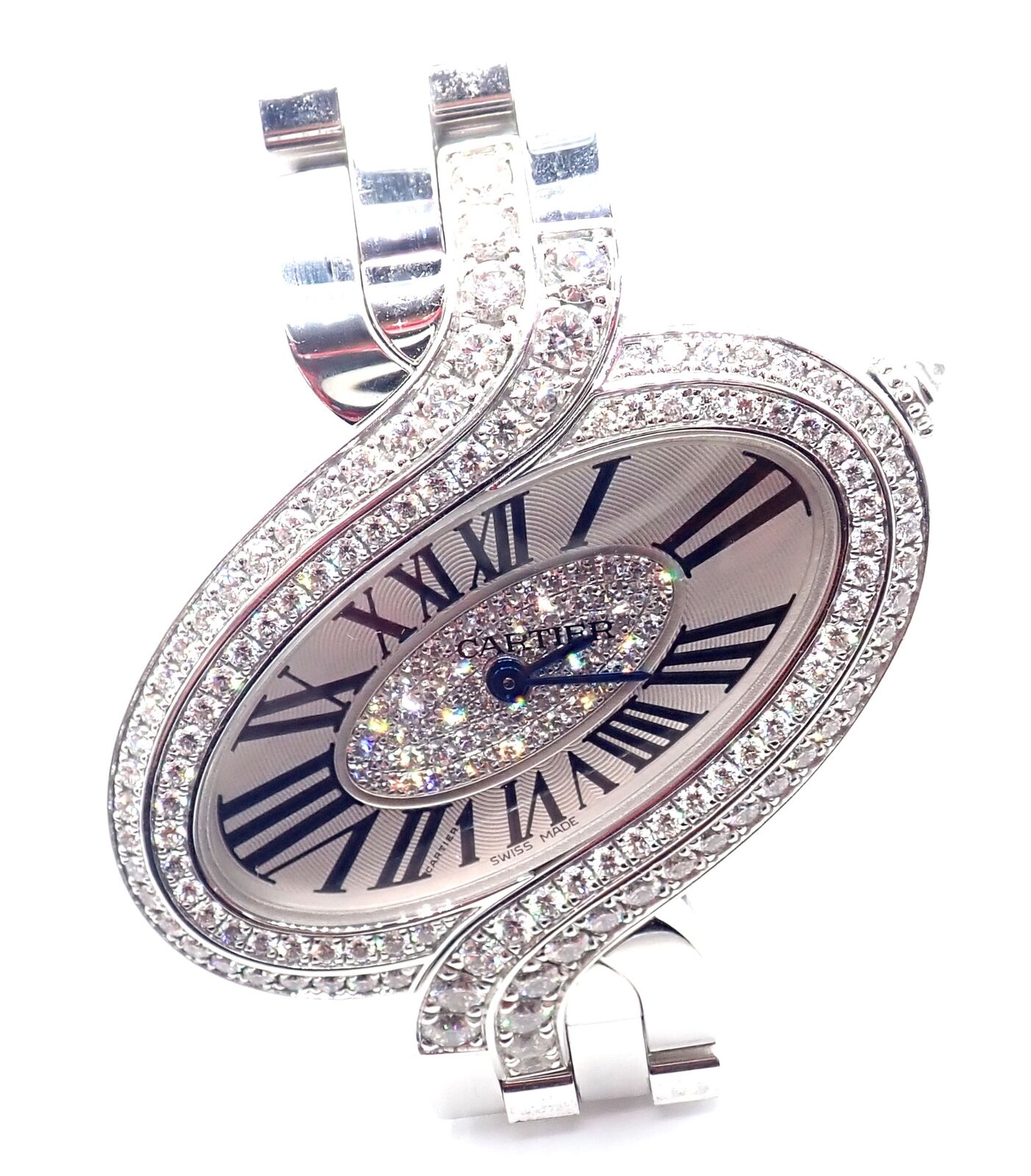 Louis Vuitton Secret White Gold Diamond Womens Watch – Opulent Jewelers