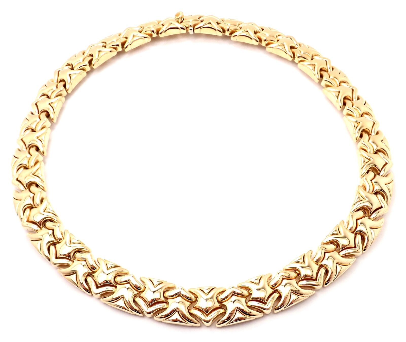 Bulgari Tondo Snake 18k Yellow Gold + Steel Diamond Multistrand Pendant  Necklace