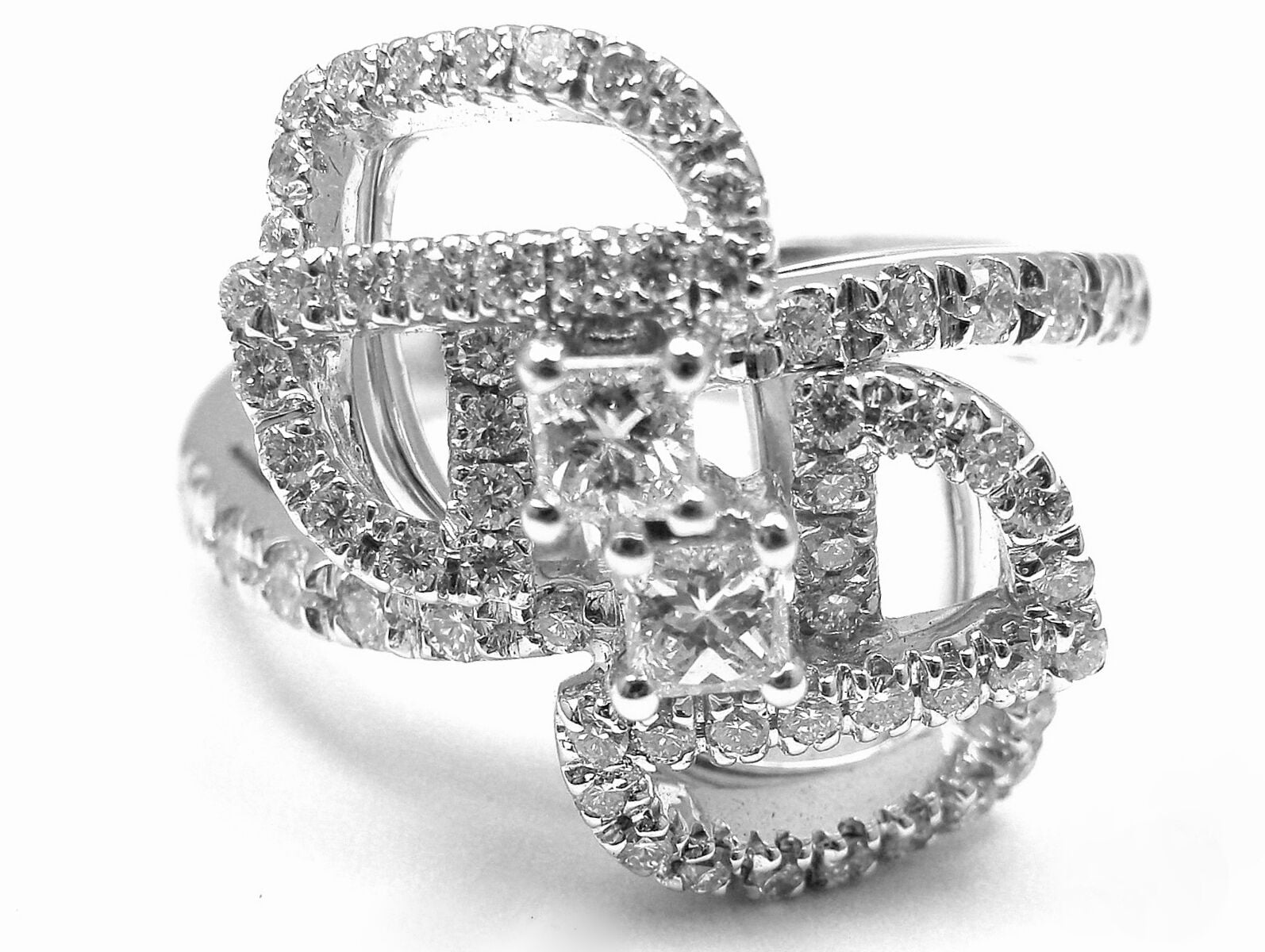 Chopard High Jewelry Diamond Large Tanzanite Amethyst White Gold Ring