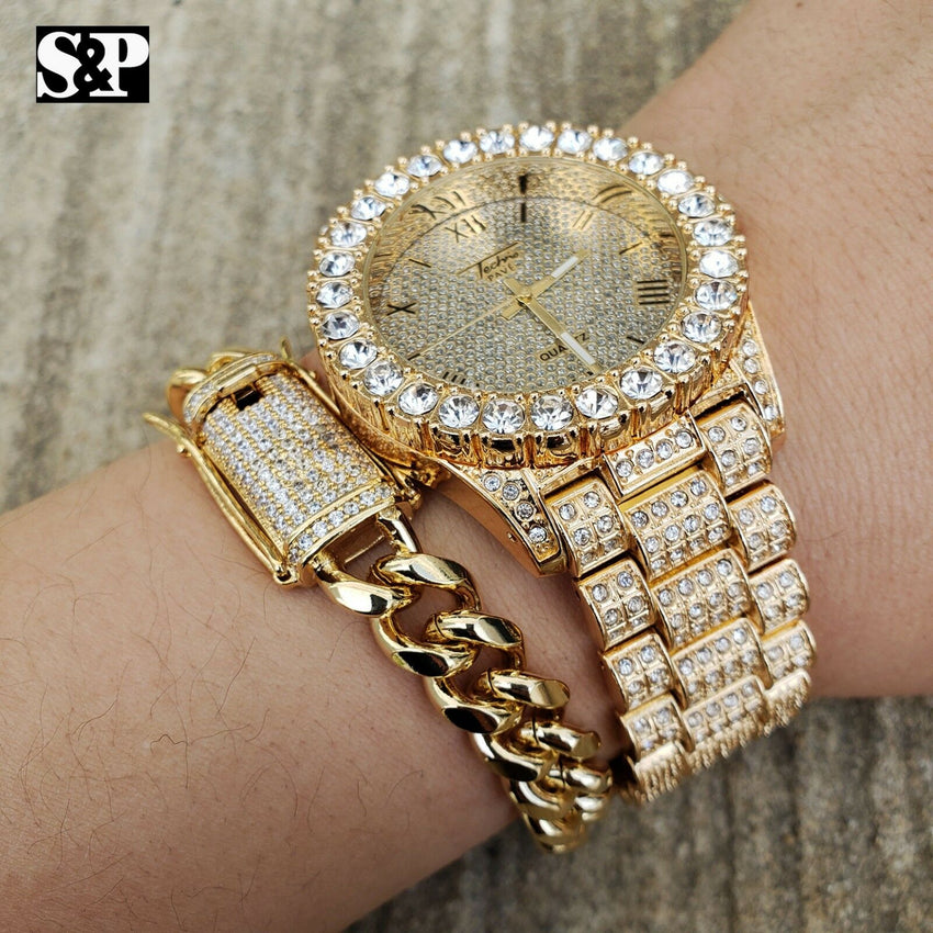 michael kors cuban link watch