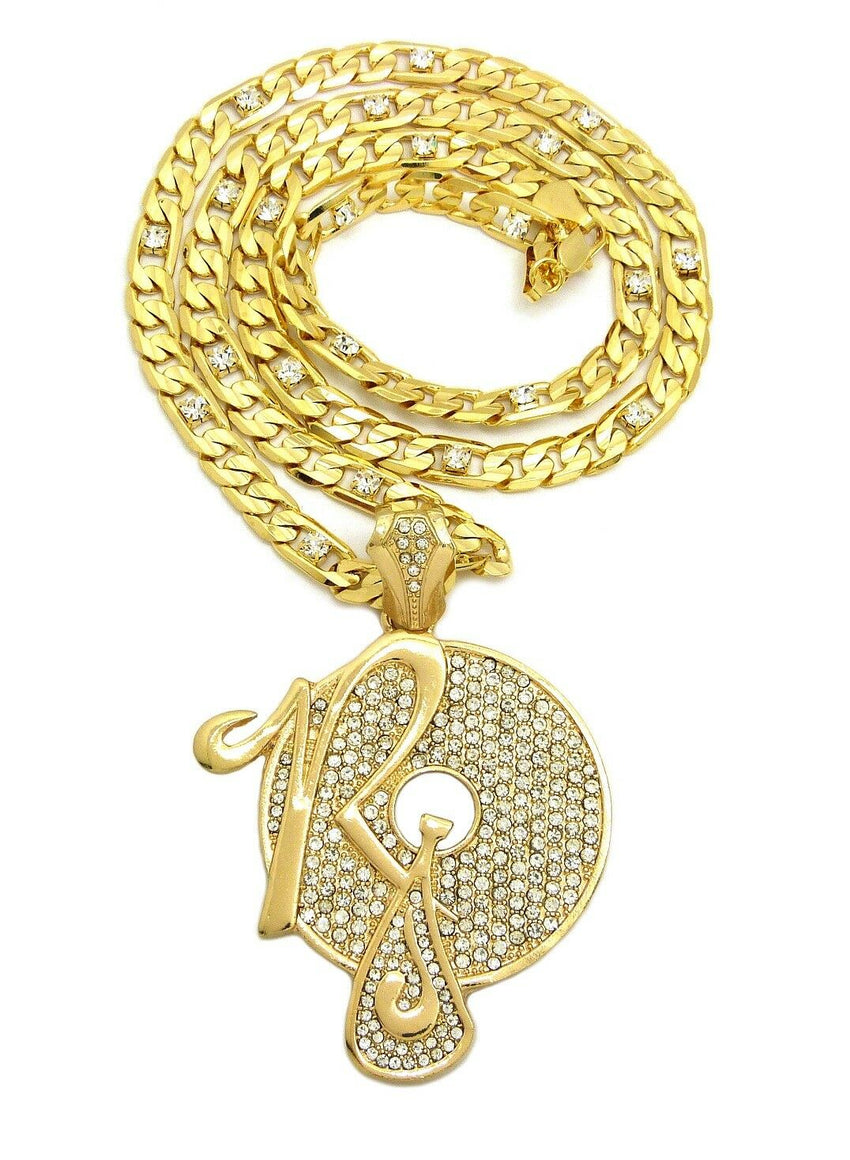 Iced Out Hip Hop Rocafella Pendant 