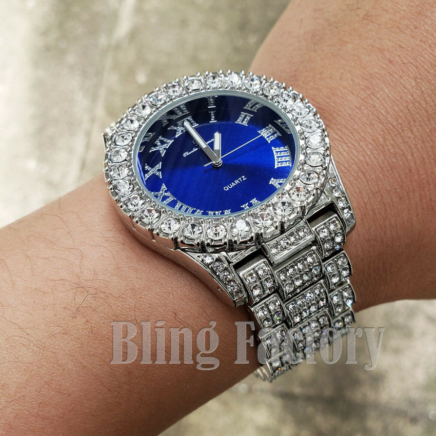 big diamond watch