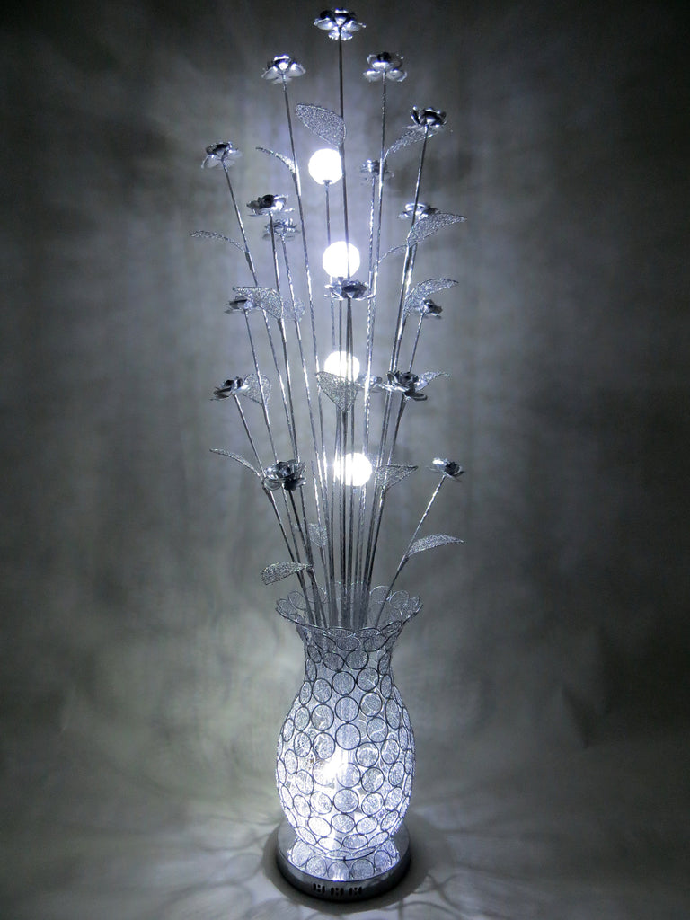 led flower floor lamp