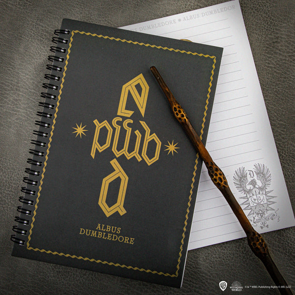 Albus Dumbledore Zauberstab Stift mit Ständer & Lesezeichen