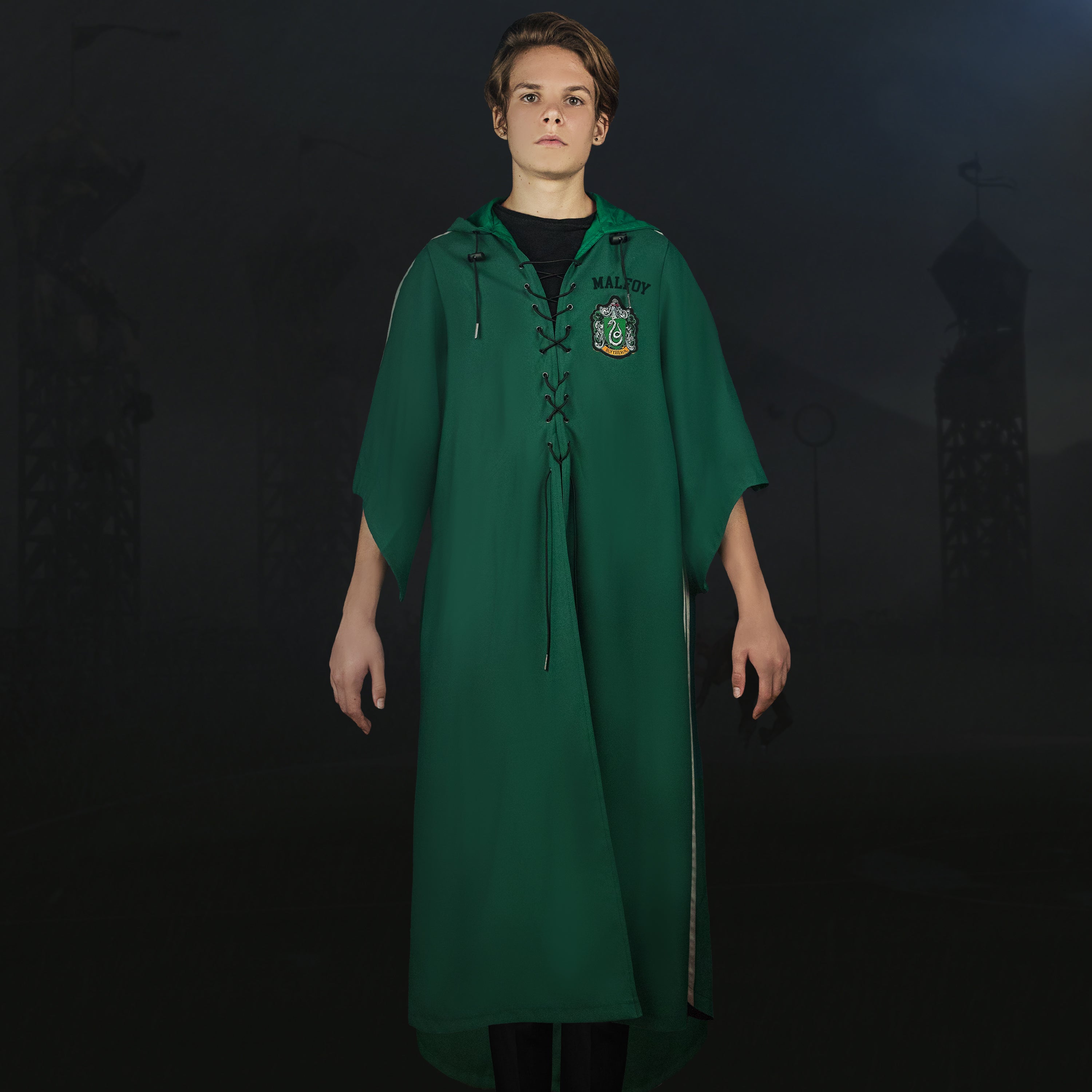 Harry Potter Adult Robe Cloak Gryffindor Slytherin Quidditch cosplay costum...