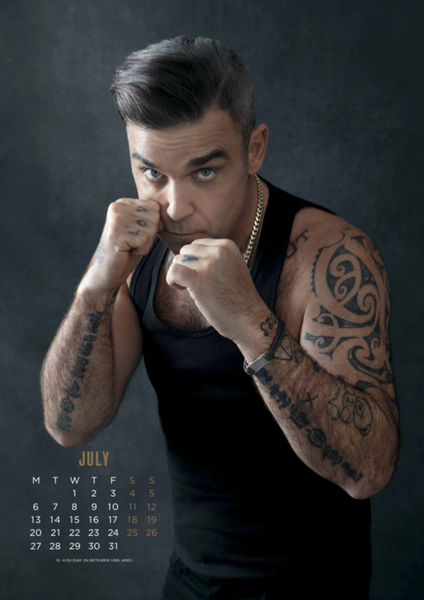 Robbie Williams 2020 Calendar | Featured | Robbie Williams Shop