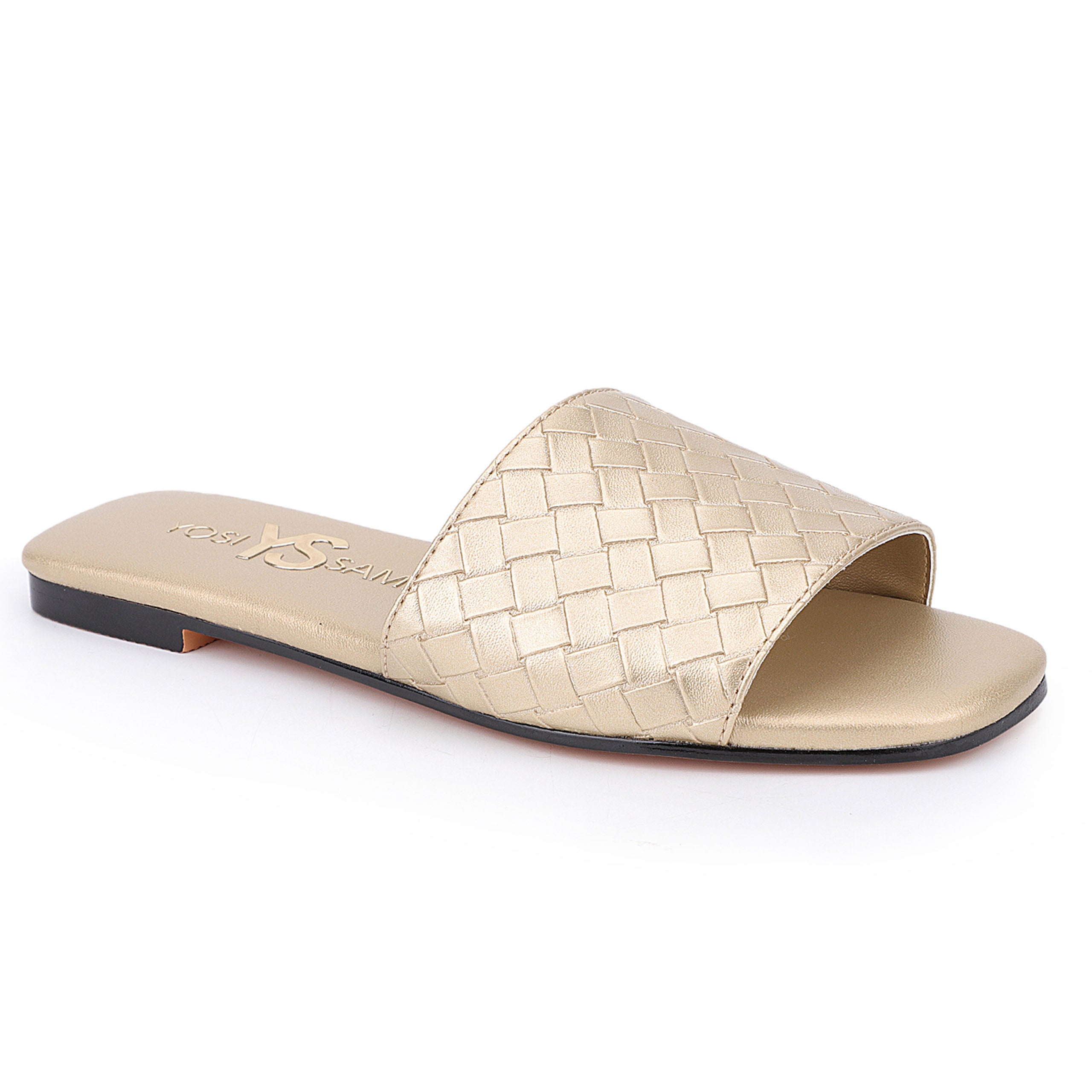 Miss Nathalie Slide in Gold - Kids