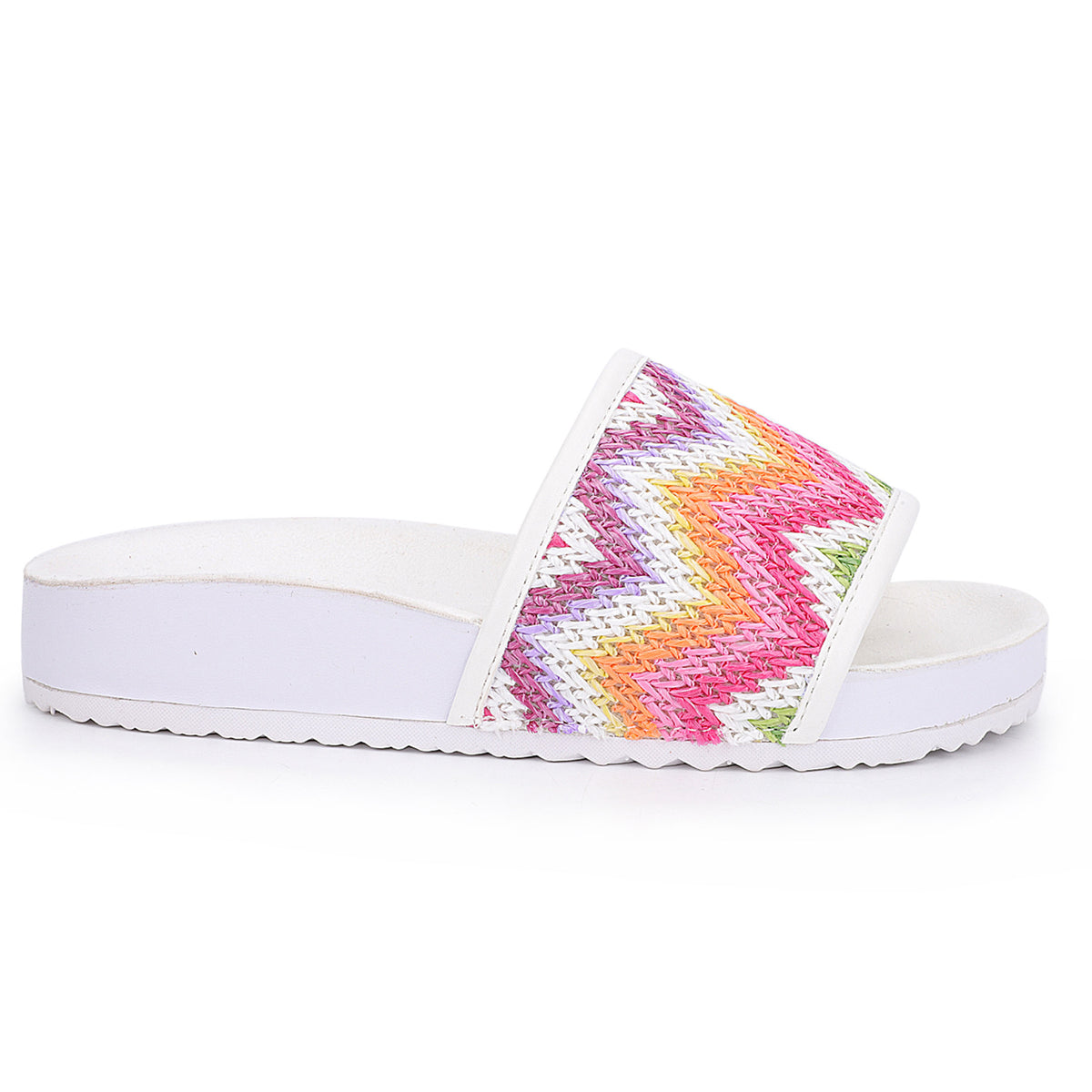 Miss Cambelle Glitter Sandal in White - Kids