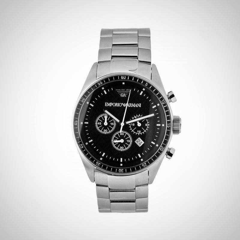 armani grey watch