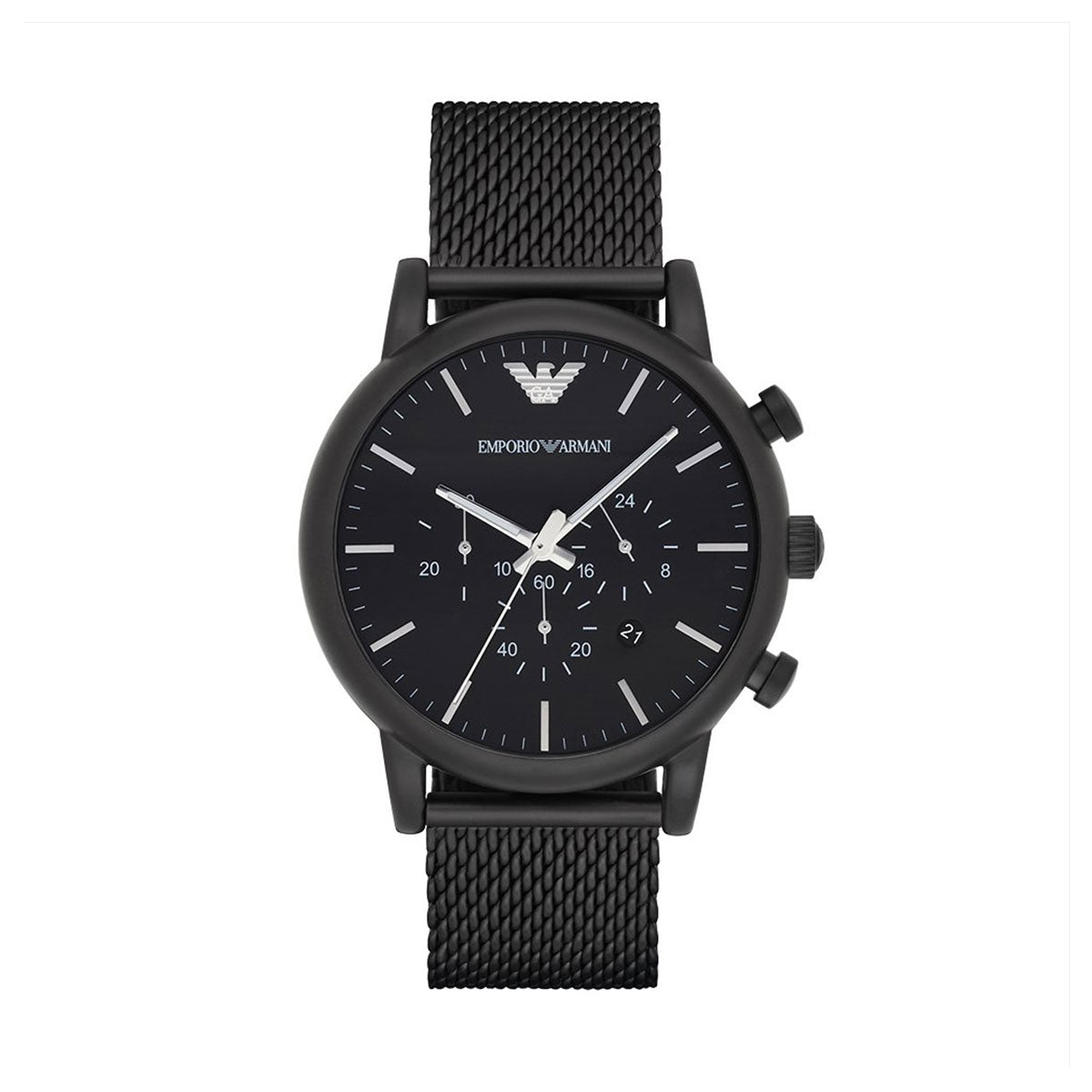 AR1968 Mens Sport Black Chronograph Watch