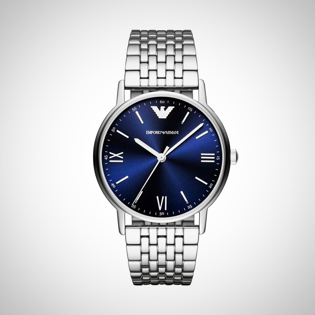 armani big face watch