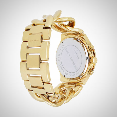 Buy Michael Kors Runway Gold Tone Metal Watch Women MK3131 Online in UAE |  Sharaf DG