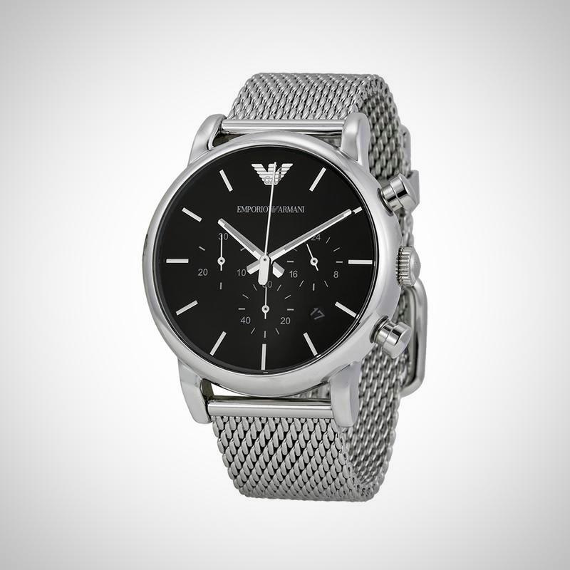 mens emporio armani chronograph watch ar1811