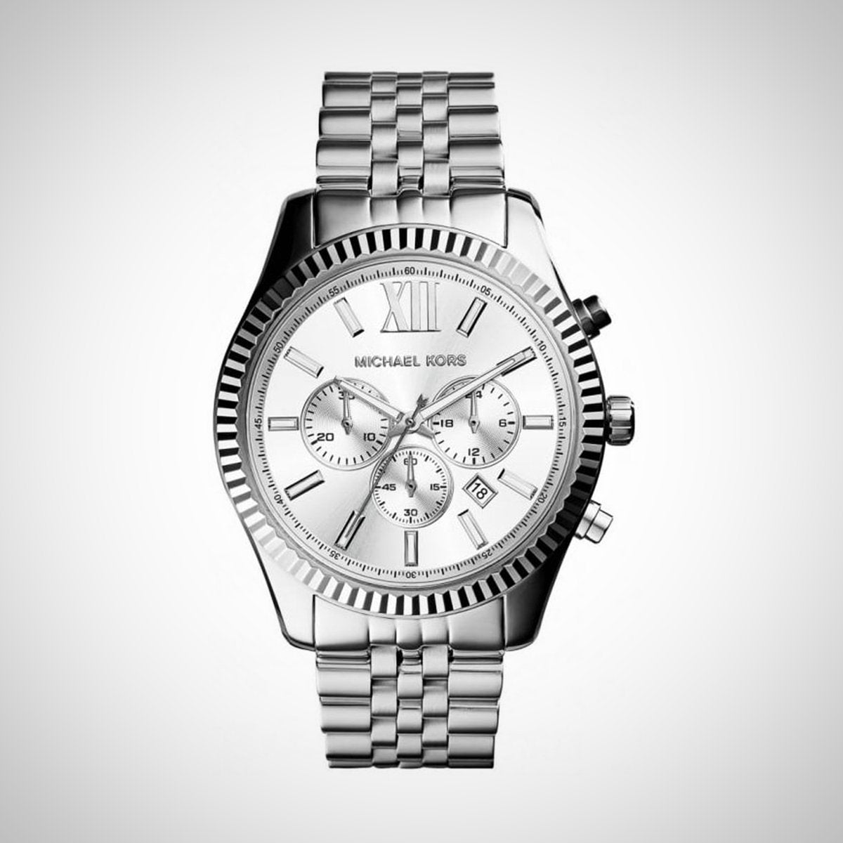 michael kors men's silver watches