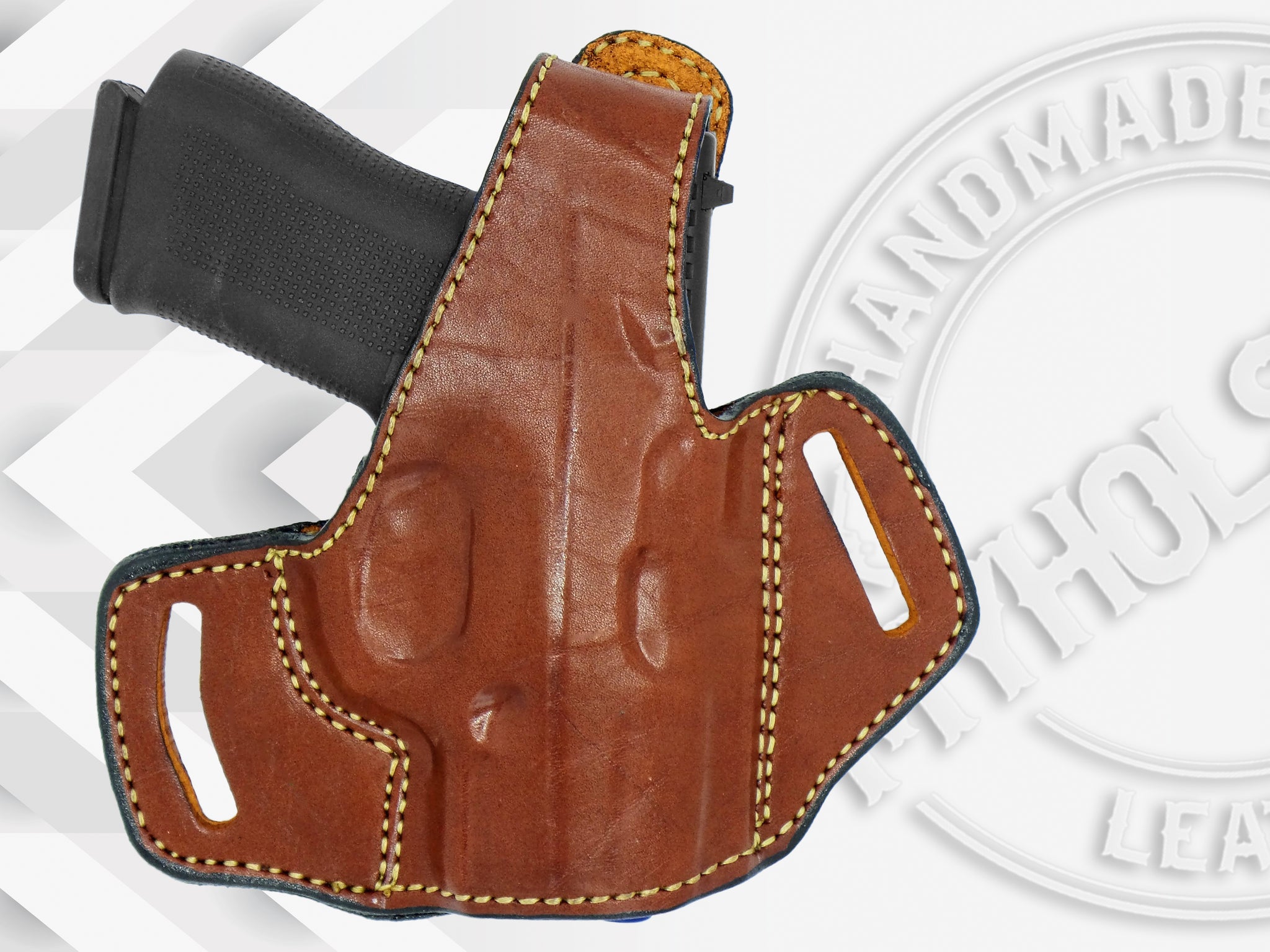 Glock 43 Leather Owb Holster