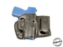 Load image into Gallery viewer, OWB Belt Leather Holster with Magazine Pouch Fits GLOCK 26
