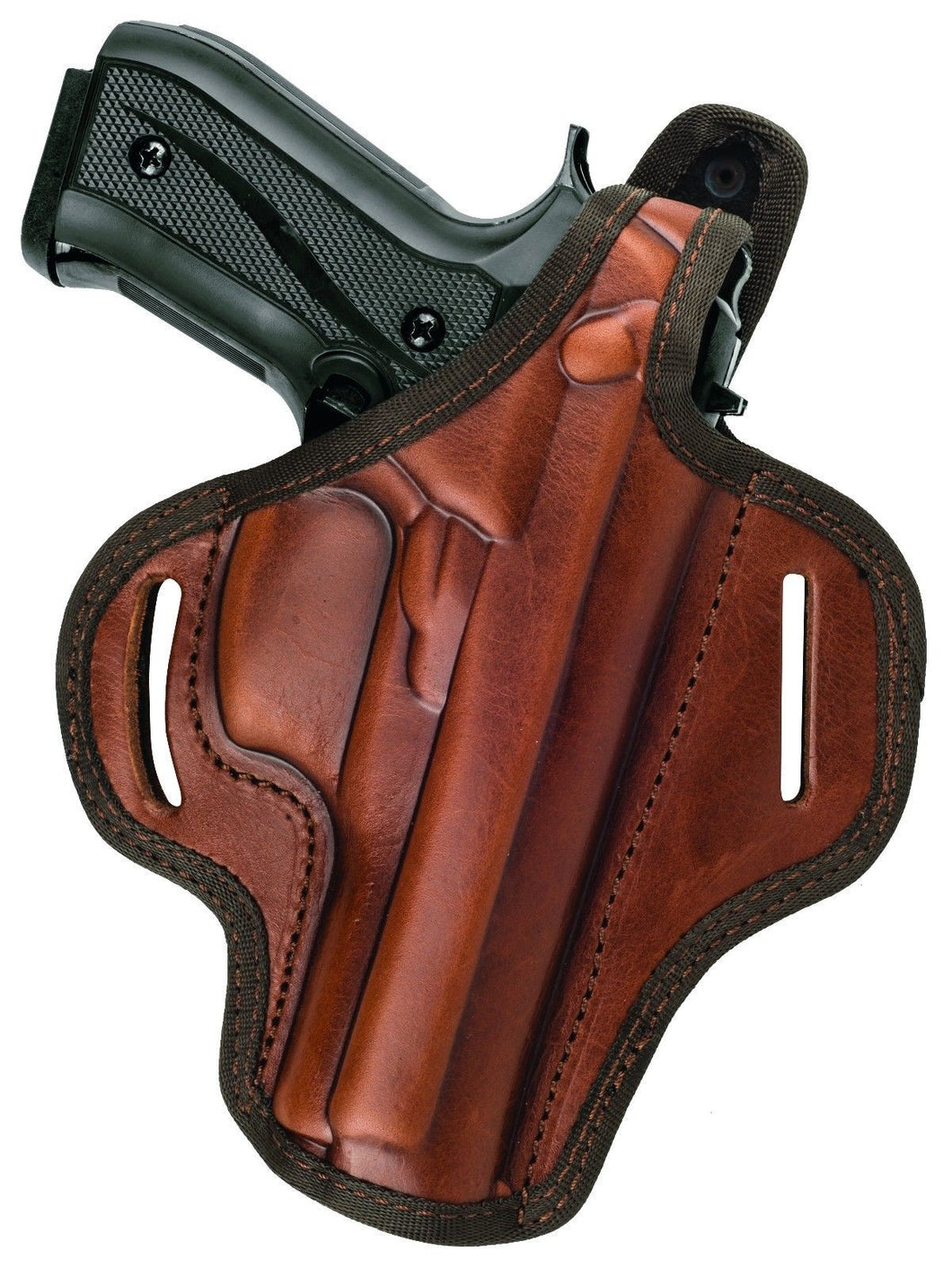 Thumb Break Leather OWB Belt Holster for GLOCK 17, 19, Akar MyHolster