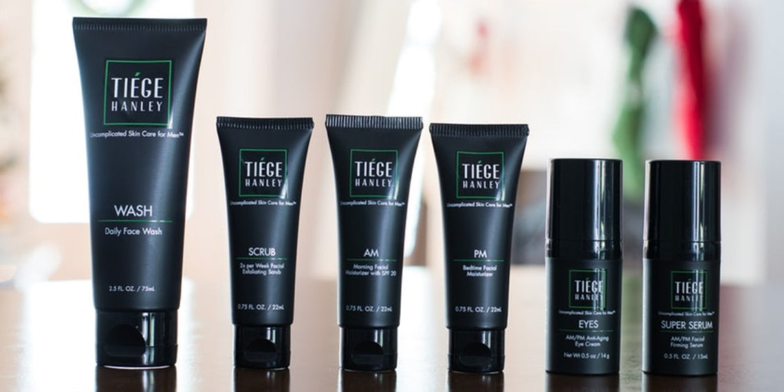 Men's Face Care—Best Skin & Facial Regimen Products for Men & Tiege Hanley