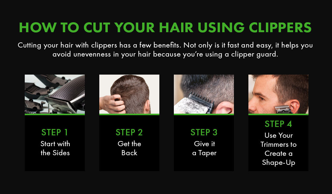 how to cut hair with clipper guards