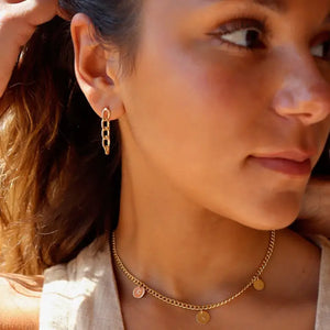 Alex Chain Stud Earrings - B.loved