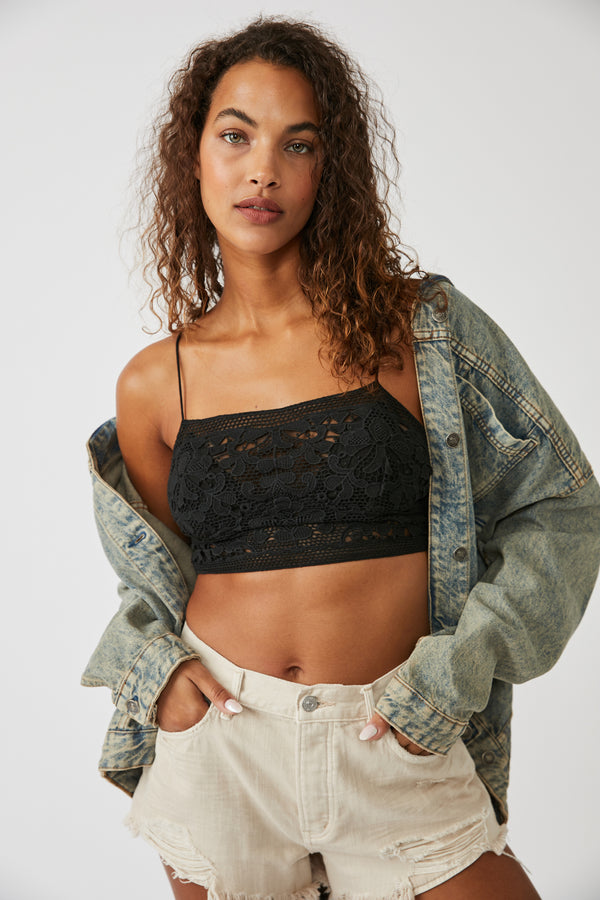 Maya Longline Lace Bralette In Jaded – Krush Clothing Boutique