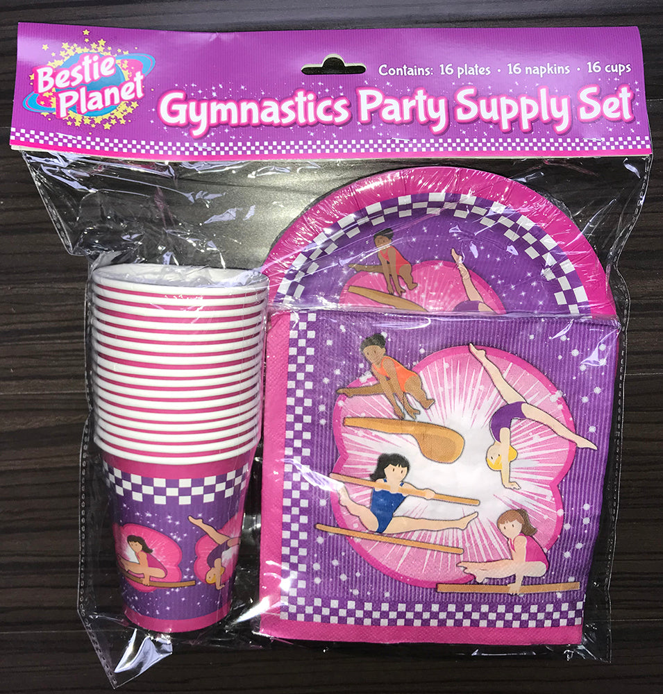 Gymnastics Party Supplies Gymnastics Birthday Party Supplies