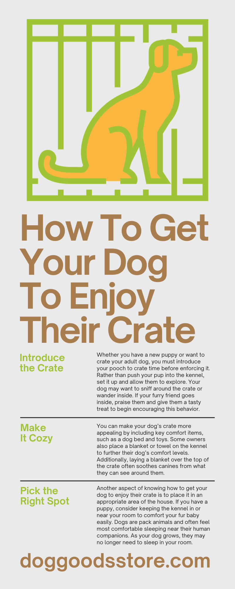 How To Get Your Dog To Enjoy Their Crate