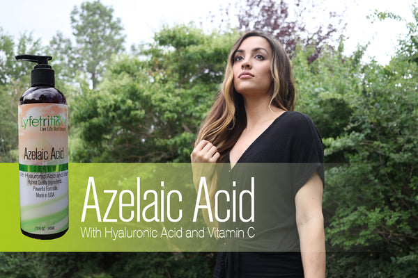 Azelaic Acid Serum - 100% Natural Azelaic Serum with Hyaluronic Acid and Vitamin C