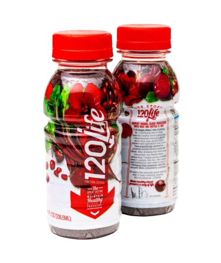 Two Bottles of 120/Life Juice Drink