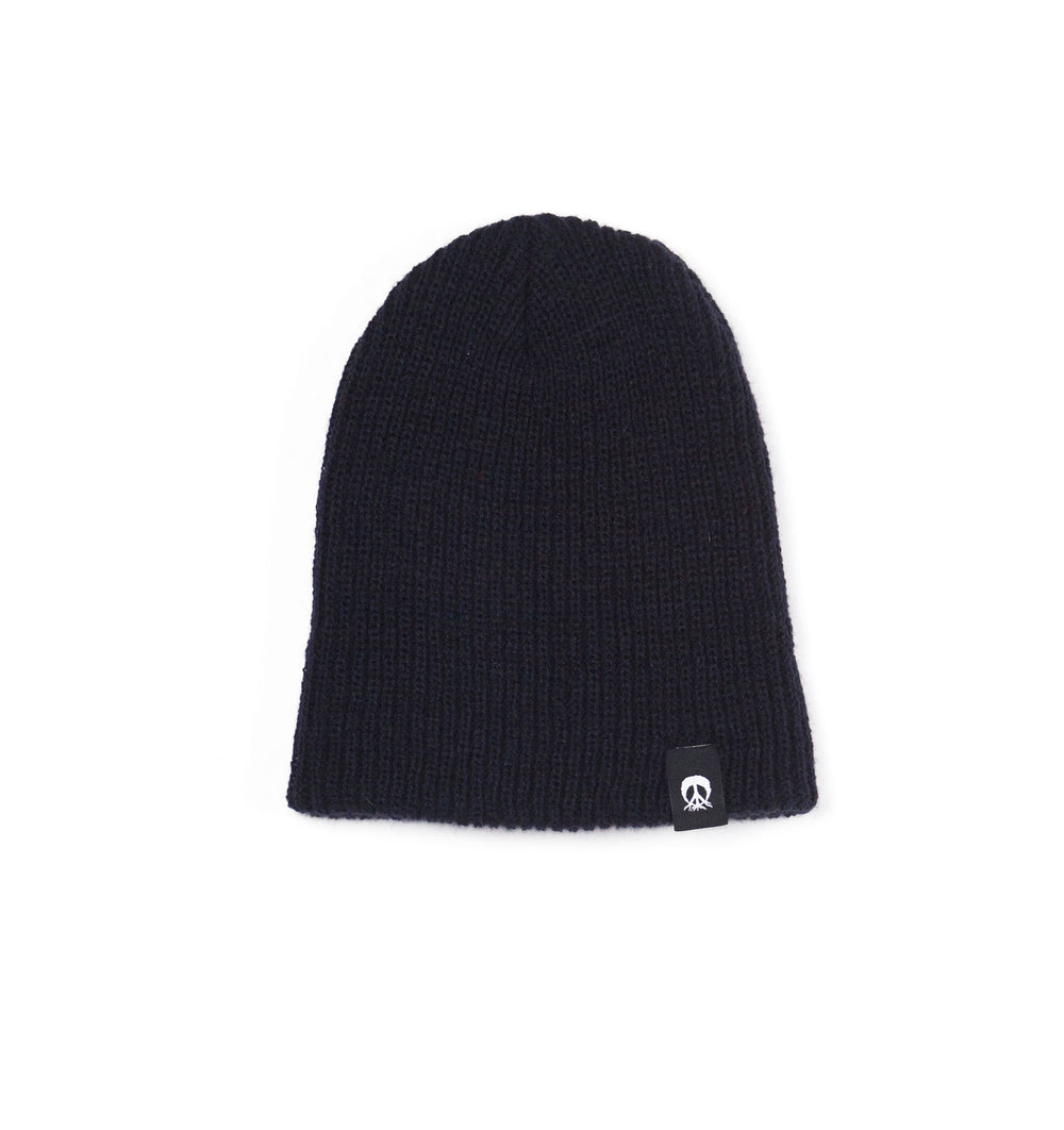 navy slouchy beanie