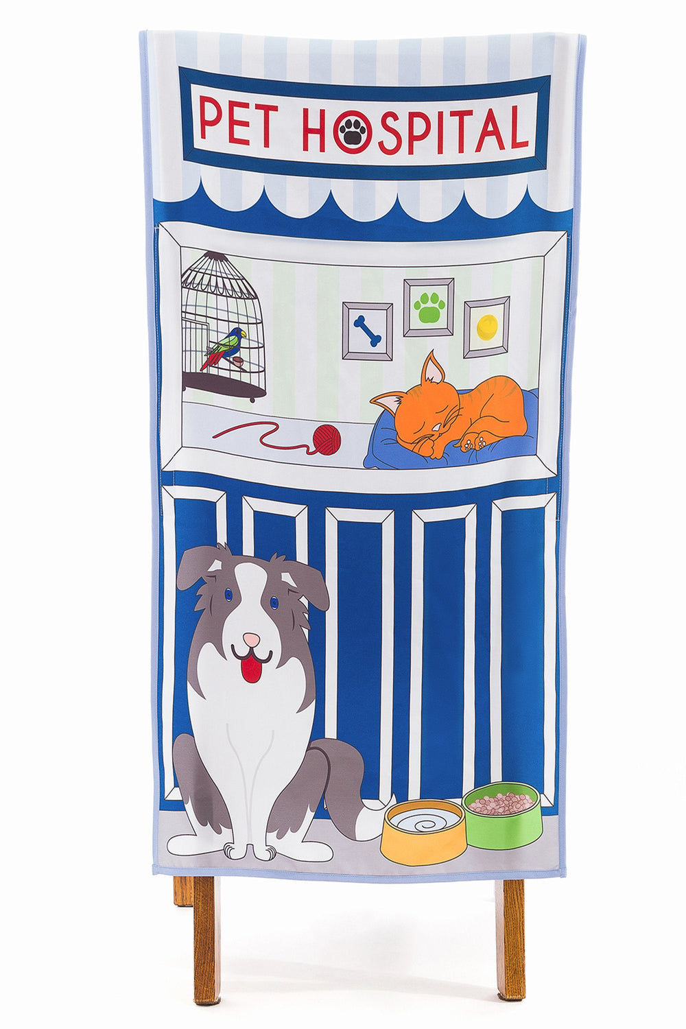 pet hospital pretend play chair cover