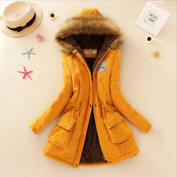 Parkas Women Coats Fashion Autumn Warm Winter Jackets