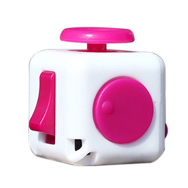 Fidget Cube White Pink Fidgetys