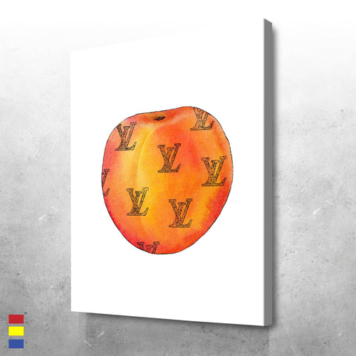 Louis Vuitton Butterfly (Horizontal) by by Jodi - Graphic Art Mercer41 Format: Silver Framed, Size: 21.5 H x 27.5 W x 0.75 D