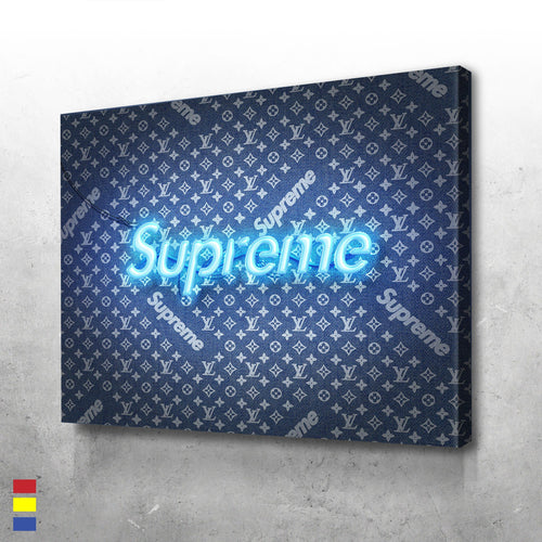 blue supreme lv wallpaper