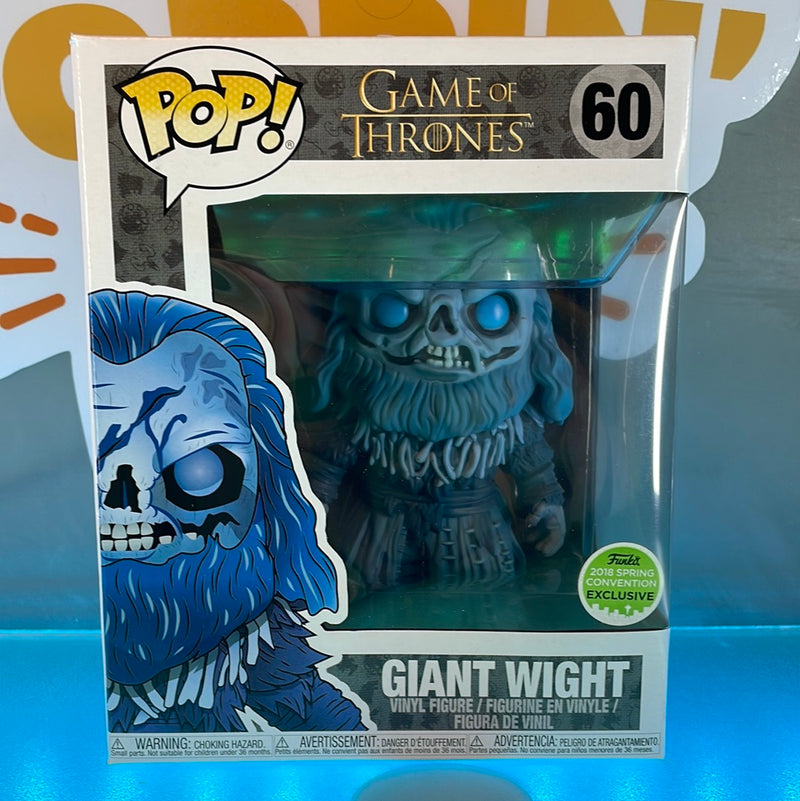 Pop! Game of Thrones: Giant Wight (2018 Convention) 60 – Poppin' Off Toys