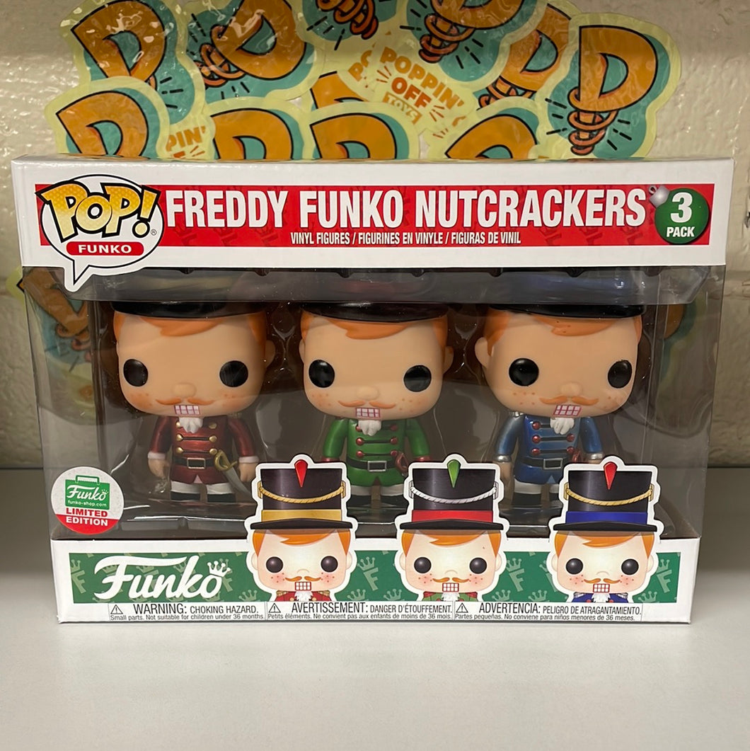 Pop! Funko: Freddy Funko Nutcrackers (3 Pack)
